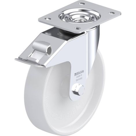 Blickle 403675 LE-PO 200G-FI Ruota girevole con fermi Diametro ruota: 200 mm Capacità di carico (max.): 300 kg 1 pz.