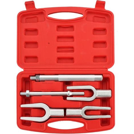 Kit Arrache Rotule Séparateur, Extracteur de Rotule Universel 5 Pièces, Outil de Démontage Type Fourche 17/23/28 mm pour Voitures-DOU