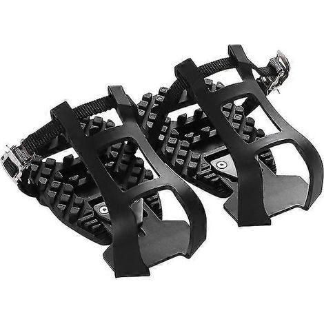 Adaptateur de pédale compatible avec les cale-pieds réglables pour vélos Peloton (1/2)