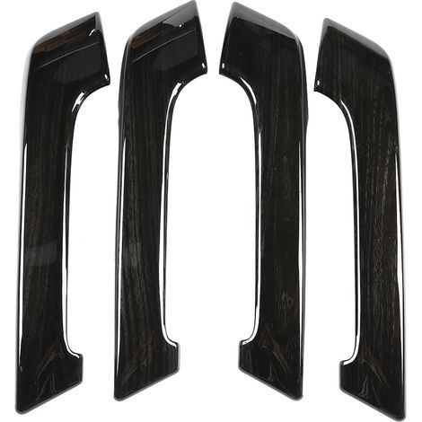 4 pièces Poignée de porte intérieure Noir Bois Grain pour Toyota Prado 2010-2018 (1/5)