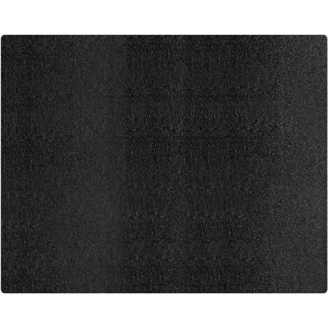 Tapis de cheminée ignifuge - tapis de sol pour grille - tapis de gril - tapis avant de cheminée ignifuge - protection de sol pour poêle, cheminée, gril et barbecue 100 x 120 cm (1/5)