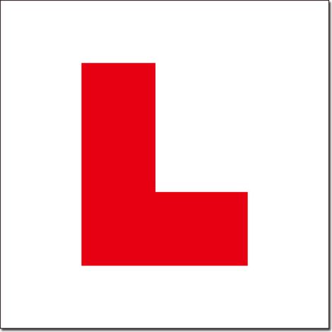 Plaques L magnétiques pour voiture, rouges, lot de 2, ne fondent pas, ne se décollent pas, faciles à déplacer, ne rayent pas la peinture (1/4)