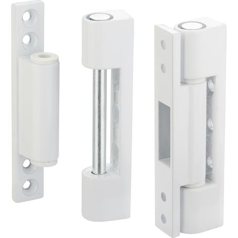 Fensterband Höhe 95 mm Aluminium weiß, 2 Stück