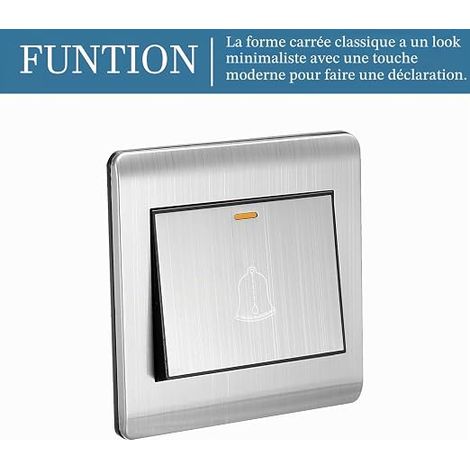 Button Switch Wall Mounted Resettable Trigger Push to Exit for Access Control (1/3)