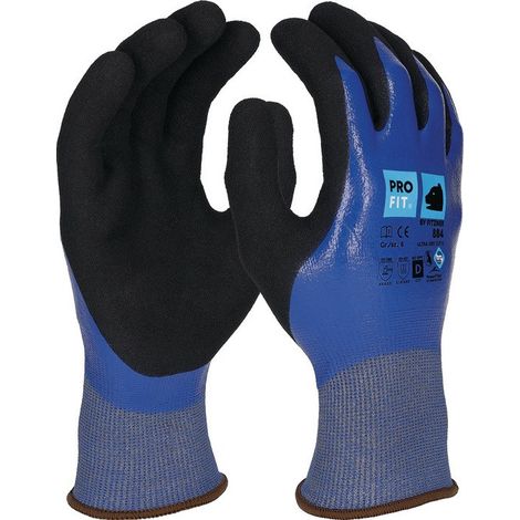 Gant anti coupure Ultra DRY CUT D taille 10 bleu/noir EN 388.EN 407 PSA II PRO FIT (Par 12)