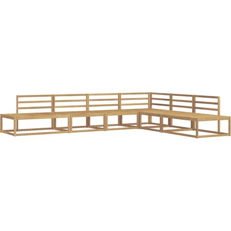 Conjunto de sofás de exterior 5 Pieza vidaXL