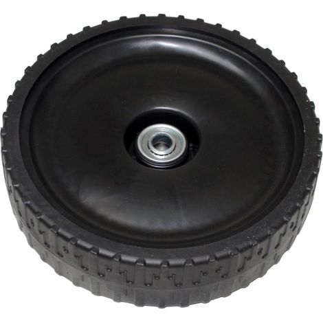 Roue tondeuse à gazon 200 mm – Roue arrière avec roulement – Compatible avec modèles Scheppach et Woodster