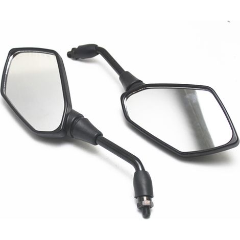 Rétroviseurs Latéraux de Moto, 1 Pair Universel Moto Pentagonal Diamond Rétroviseur