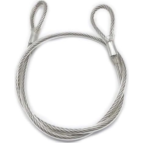 Câble en acier de sécurité pour le mobilier de jardin 4mm x 5m (1/5)
