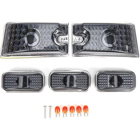 Kit lumineux de toit de voiture LED fumé 15060523 avec ampoule jaune pour remplacement Hummer H2 SUT 2005‑2009 (1/5)
