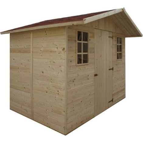Casetta 330 x 168 cm 1 porta 2 finestre | Con Pavimento|Impermeabilizzante Ardesia Verde (1/2)
