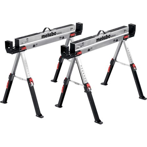 Metabo Set Cavalletti da lavoro MAB 82, 2 cavalletti con maniglia (626990000)