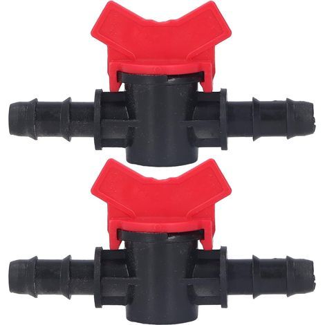 2 Pièces Vanne à Boisseau Sphérique, Régulateur Débit 12MM, ABS, Contrôle Liquide (1/5)