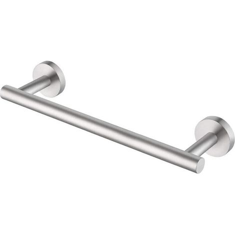 Porte Serviette Salle de Bain Organisateur Cuisine Murale Porte Torchon Barre Serviette Mural 30CM Acier Inoxydable SUS304 Finition Brossée (1/4)