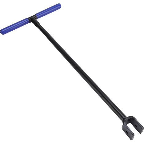 Clé de compteur d'eau 17 pouces poignée en T bleue outil multifonctionnel en acier CrV pour couper l'eau (1/5)