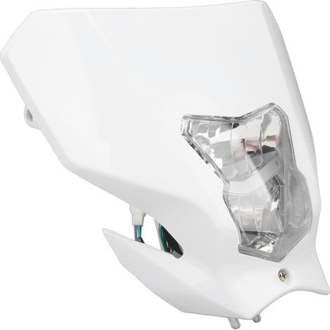 12-V-Motorradscheinwerfer, hohe Helligkeit, multifunktional, verstellbar, wasserdicht, Frontscheinwerfer für CRF450L und CRF450XR, Weiß (1/5)