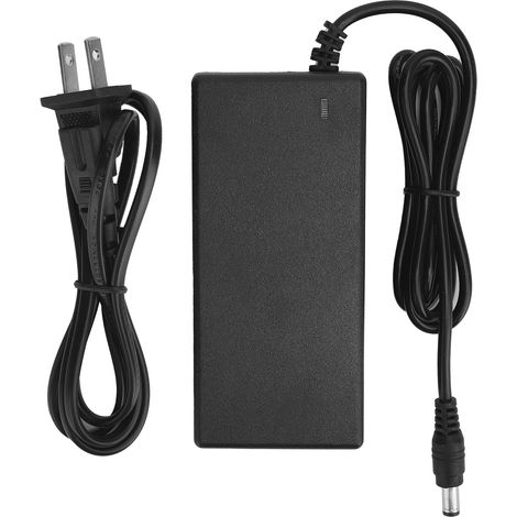 Chargeur adaptateur secteur DC 42V 2A fiche mâle 5.5mm pour batterie lithium-ion 36V, prise US 100-240V (1/5)