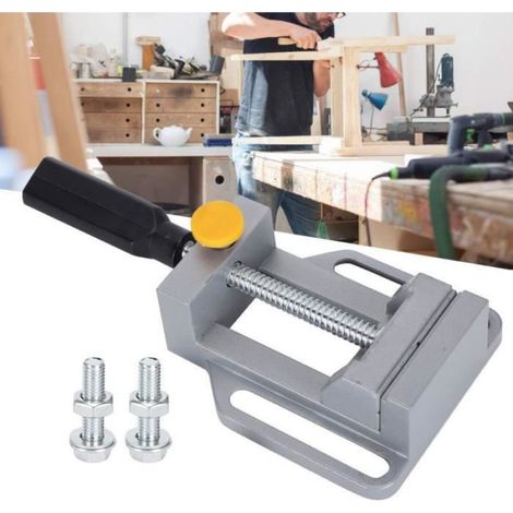 mini étau d'établi,Pince à angle droit à tête plate micro,Outils à main pour perceuse à colonne,pour Petites pièces,bijoux,modèles (1/4)