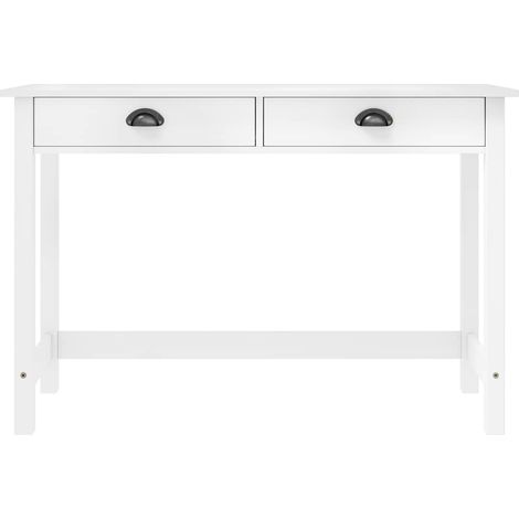 vidaXL Konsolentisch Hill mit 2 Schubladen 110x45x74 cm Massivholz Kiefer