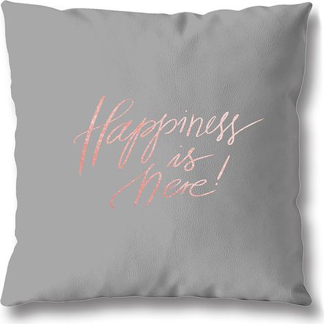 FUNDAS DE ALMOHADA METÁLICAS 40X40 CM FELICIDAD