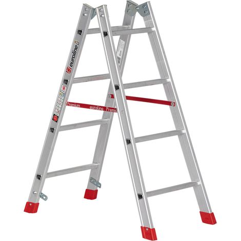Euroline Premium 305 Sprossenstehleiter 2x4 Sprossen