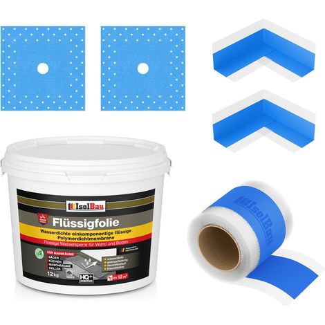 Kit de jointure 306B Liquid Foil 12 kg, ruban adhésif 10 m, 2 coins, 2 manchettes (1/5)