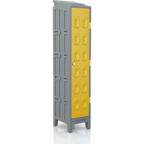 PROVOST - Vestiaire plastique PEHD jaune - Industrie propre - Provost