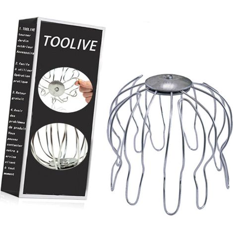 crapaudine pour gouttière - Filtre anti feuille (Lot de 4) (1/5)