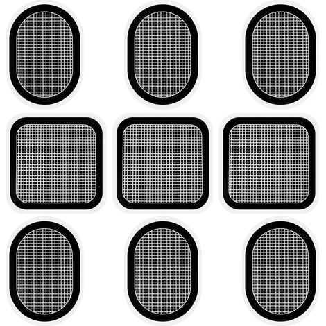 9 pezzi di elettrodi per cintura, compatibili con la serie Abs, 3 set di elettrodi di ricambio per cinture di allenamento dei muscoli addominali
