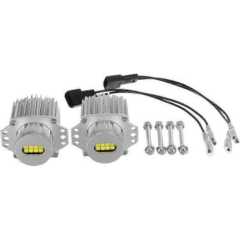 ampoules LED Angel Eyes CANbus 80W pour phares/feux de position, sans erreur, pour BMW Série 3 E90 E91 200 (1/5)