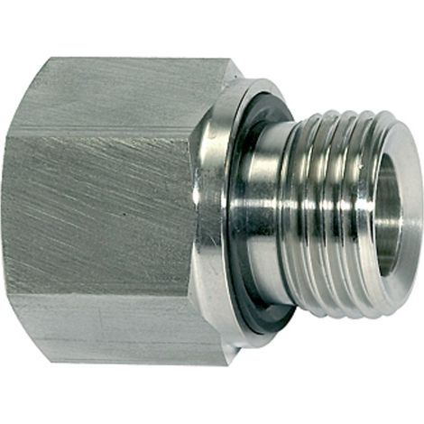 Riegler Lange Wechselreduzierung, Weichdicht., G1/4 a. G1/8 i., ES 1.4571 (1/3)