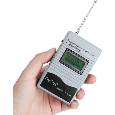 GY560 Compteur de Fréquence Portable 50MHz-2.4GHz Mesureur de Signal Radio Bidirectionnel pour Voiture Bateau (1/3)