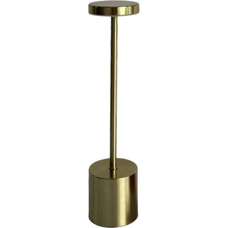 Lampe de table LED rechargeable USB-C avec interrupteur tactile, veilleuse portable 3 couleurs pour chambre, bar ou club. (1/4)