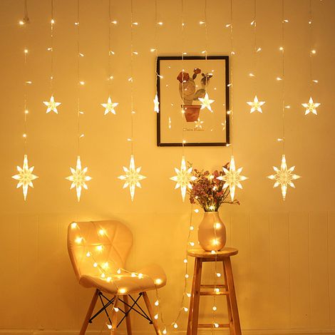 Guirlande lumineuse LED multicolore décorative avec télécommande pour chambre ou terrasse (1/5)