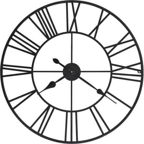 Orologio da parete vintage con movimento al quarzo Metallo 80 cm XXL DEC022275