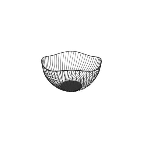 Corbeille Fruit, Panier A Fruit Métal, Panier Fruit, Corbeille Fruit Osier, Panier Corbeille Fruit Design, Corbeille à Fruits, Panier de Fruits et Légumes Avec Forme de Vague pour la Cuisine - Crezuo