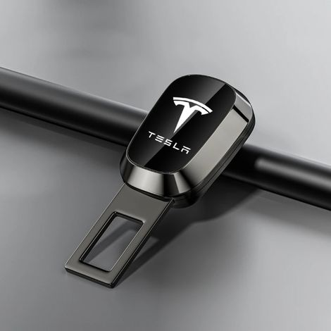 Einteiliger Sicherheitsgurtverlängerer – Verriegelungsschnalle für Rücksitz, Sicherheitsgurtverlängerer im Tesla-Stil, universelle Autobefestigung, Schwarz