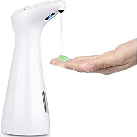 Automatischer Seifenspender, 200 ml Flüssigseifenspender aus Edelstahl, berührungsloser Infrarotsensor und wasserdichte Basis für Küche oder Bad