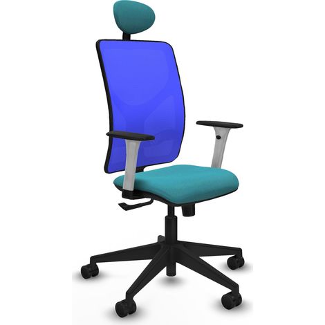 Chaise de bureau piqueras y crespo Motilla blanc mousse épaisse (1/2)
