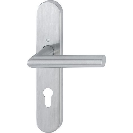 HOPPE® FH Drückergarnitur mit Langschild Amsterdam FS-E1400/353H, Edelstahl, 11536135 (1/3)