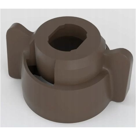 Düsenkappen-Set uni braun 6704029007