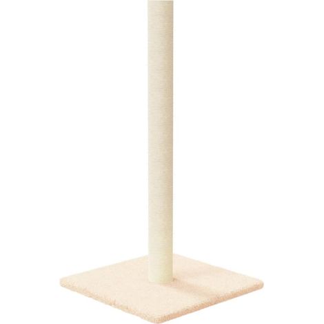 Poste rascador para gatos crema 35x35x70 cm vidaXL (1/5)