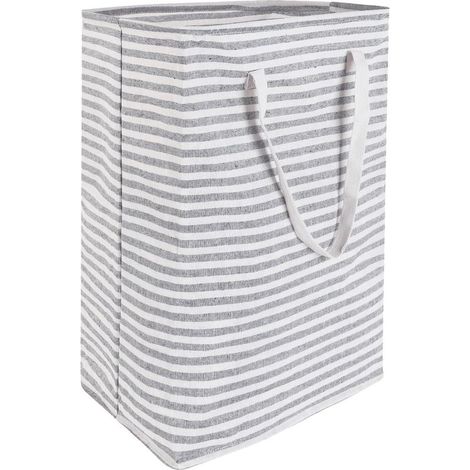 Cesto portabiancheria, cesto portabiancheria pieghevole da 75 litri con maniglie, cesto portabiancheria portatile impermeabile di grande capacità, sacco per biancheria sporca da viaggio, per camera da (1/5)
