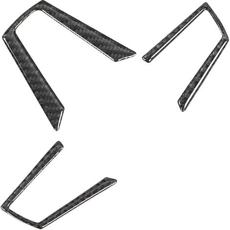 3-teiliges Set Lenkradknopf-Rahmenverkleidung aus Kohlefaser, passend für Mazda MX‑5 ND 2016‑2020 (1/5)
