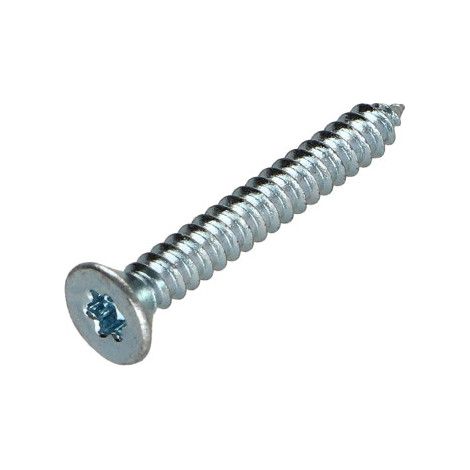Vis tôle Tête fraisée TORX T30 6.3X38 Acier zingué-10 pièces