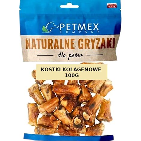 Petmex Cubetti di collagene essiccato da masticare per cani naturali 100 g (1/3)