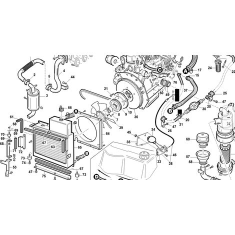 ORIGINAL KUBOTA GTS220D SCHALLDÄMPFER GF 92006000028