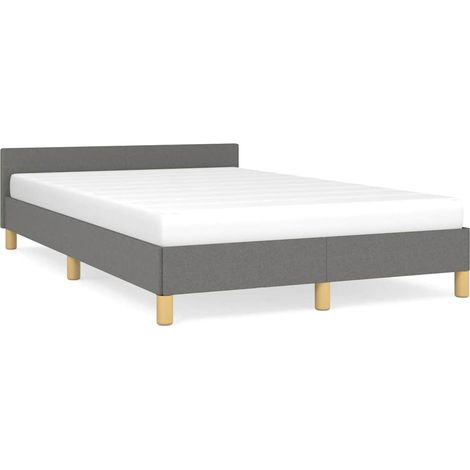 Maison Exclusive - Giroletto senza Materasso Grigio Scuro 120x200 cm Tessuto (1/5)
