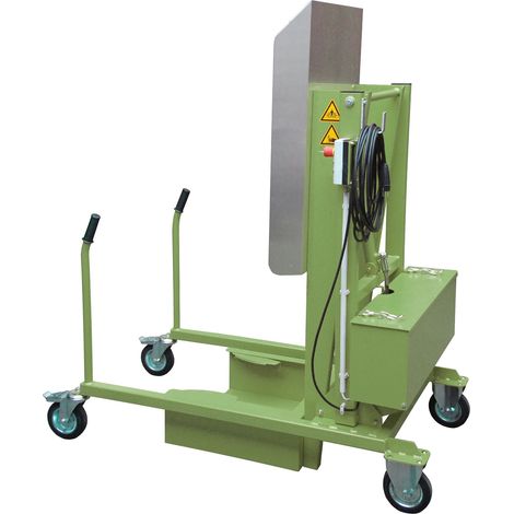 Bauer Mülltonnen-Kippstation MKS-230V, Elektrohydraulisch, lackiert, Resedagrün