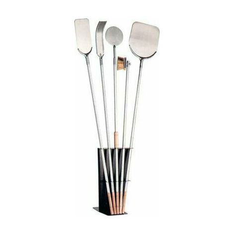 SUPPORTO REGGI PALE PALA PIZZA 5 POSTI FORNO A LEGNA PORTAPALE H60 METALLO 876